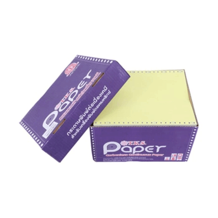 กระดาษต่อเนื่องเคมี T.K.S. Paper ขนาด 9X11 นิ้ว 4ชั้น ไม่มีเส้น_2